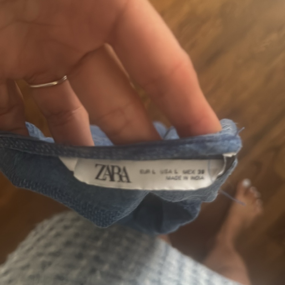 Zara Navy Backless Halter Dress - Picture 5 of 5